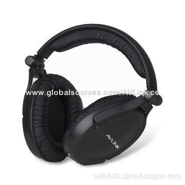 RF Wireless Headphones, 914, 914.5, 915MHz Carrier Frequency, 12V DC, 150mA Power Supply Transmitter